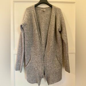 H&M Wool Mohair Blend Grey Cardigan